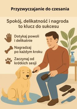 przyzwyczajnanie do czesania